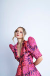 Monroe Backless Brocade Blazer Dress